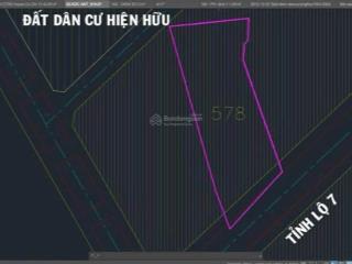 Bán lô đất mặt tiền đường tỉnh lộ 7 an nhơn tây củ chi full thổ cư đường xe container
