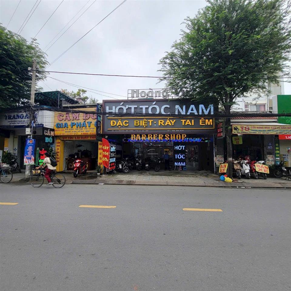 Bán lô đất giá rẻ tặng nhà cấp 4 mt đường nguyễn văn khối sầm uất tiện kinh doanh mọi ngành nghề