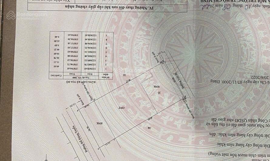 Bán lô đất đẹp hai mt đường đỗ đăng tuyển gần chợ lô 6 khu dân cư sầm uất đường xe container