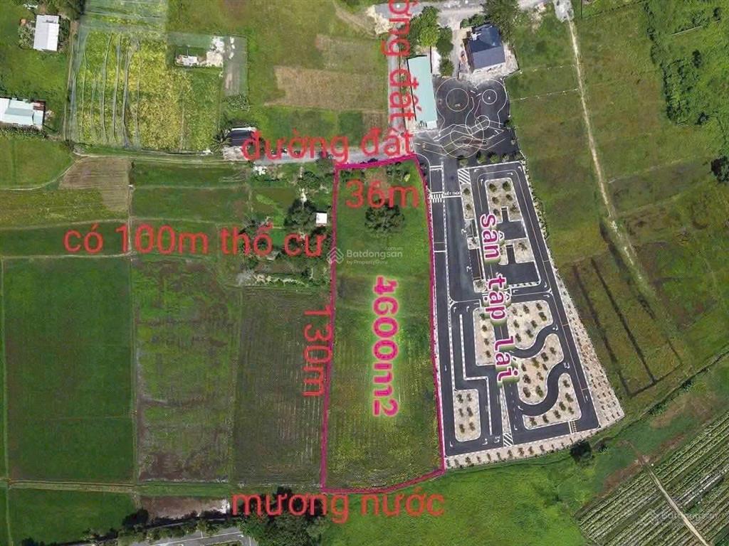Bán lô đất 4000 m có 300 m thổ cư đường lớn gần trường dạy lái xe, quy hoạch khu dân cư, giá cực rẻ