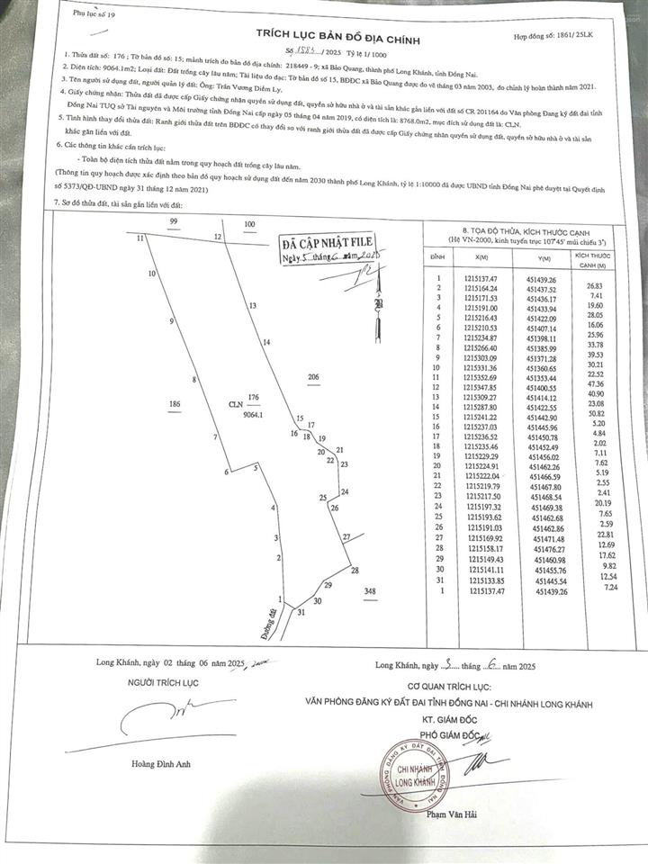 Bán trang trại, khu nghỉ dưỡng tại xã bảo quang, long khánh, đồng nai