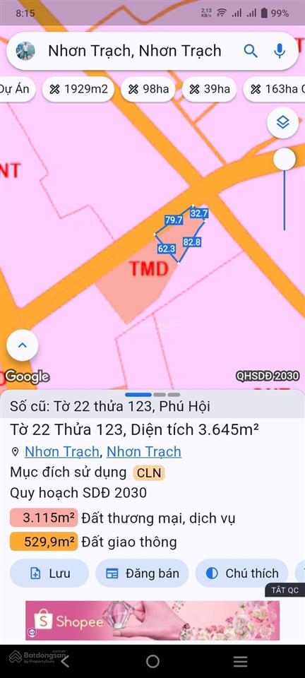 Cần bán 5 lô đất góc 2 mặt tiền trước sau mt cây dầu ngay tđc phú hội, thổ cư, gần vđ03, giá rẻ