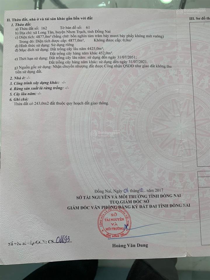 Cần bán 5 lô đất góc 2 mặt tiền trước sau mt cây dầu ngay tđc phú hội, thổ cư, gần vđ03, giá rẻ