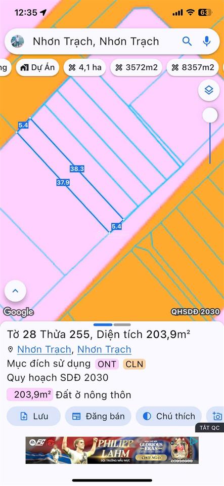 Cần bán 5 lô đất góc 2 mặt tiền trước sau mt cây dầu ngay tđc phú hội, thổ cư, gần vđ03, giá rẻ