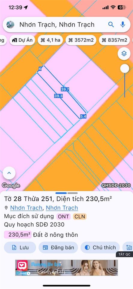 Cần bán 5 lô đất góc 2 mặt tiền trước sau mt cây dầu ngay tđc phú hội, thổ cư, gần vđ03, giá rẻ