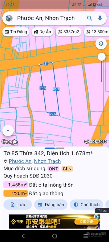 Cần bán vài lô đất góc 2mt đường hùng vương gần chợ phước lý, thổ cư, thích hợp phân lô, giá đầu tư