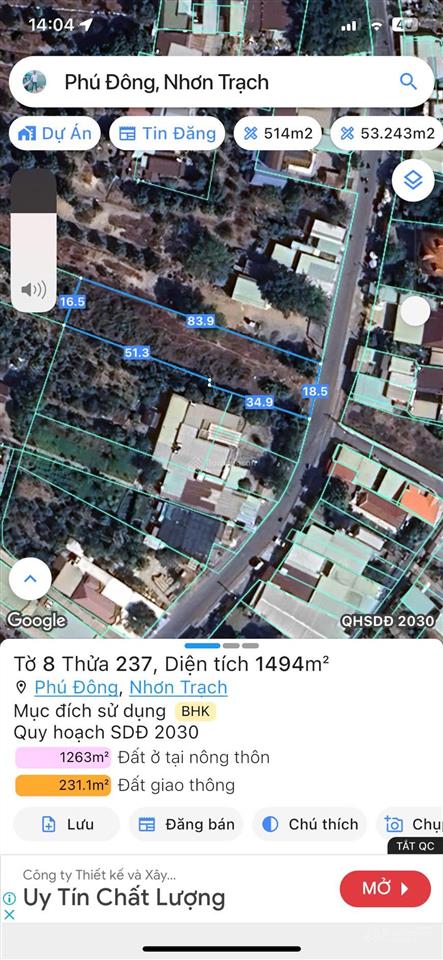 Cần bán vài lô đất góc 2mt đường hùng vương gần chợ phước lý, thổ cư, thích hợp phân lô, giá đầu tư