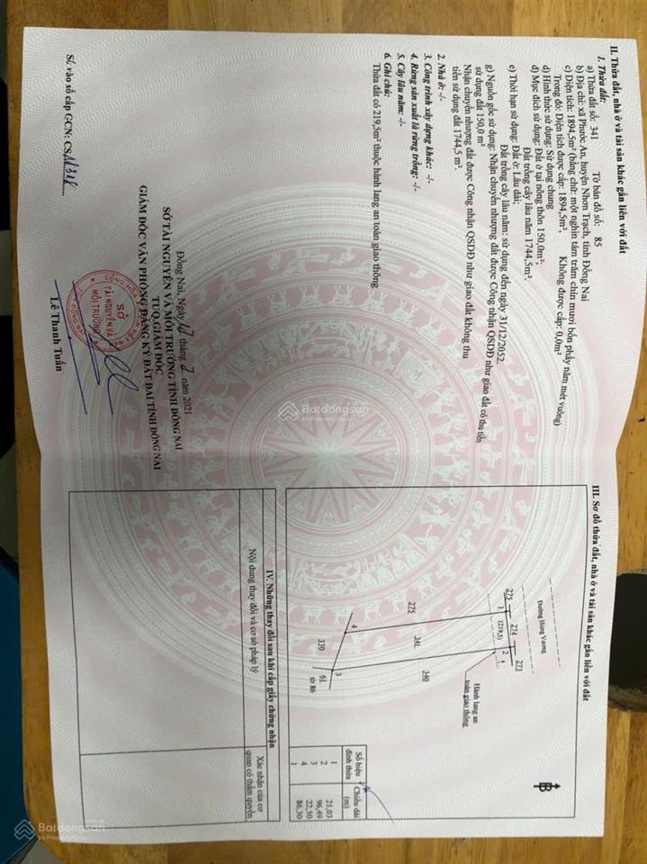 Cần bán vài lô đất góc 2mt đường hùng vương gần chợ phước lý, thổ cư, thích hợp phân lô, giá đầu tư