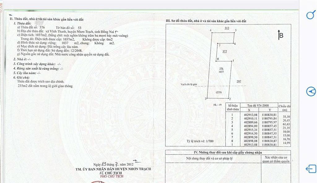Bán lô đất góc 2 mặt tiền đường hùng vương sát vành đai 03, thổ cư, kinh doanh vạn nghề, giá đầu tư