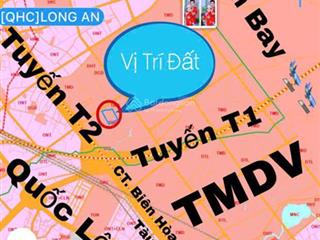 Bán gấp lô đất góc 2 mặt tiền đường ôtô sát tuyến t1 & t2 mặt trước sân bay, qh tmdv, giá rẻ đầu tư