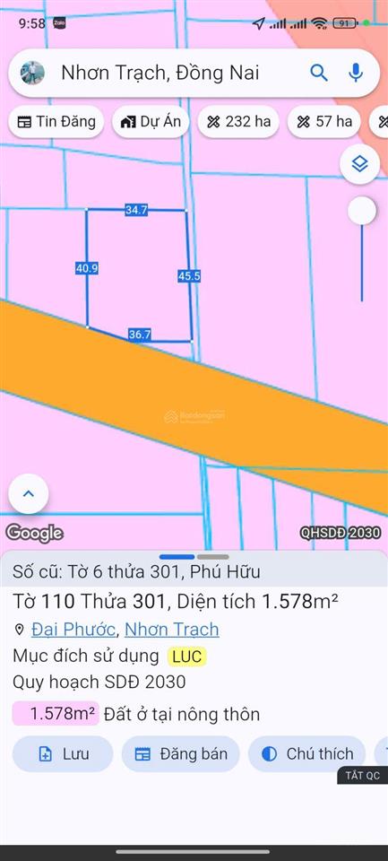 Cần bán gấp lô đất mt đường nguyễn văn trị, qh ont, gần chợ đại phước & cầu cát lái, giá rẻ đầu tư