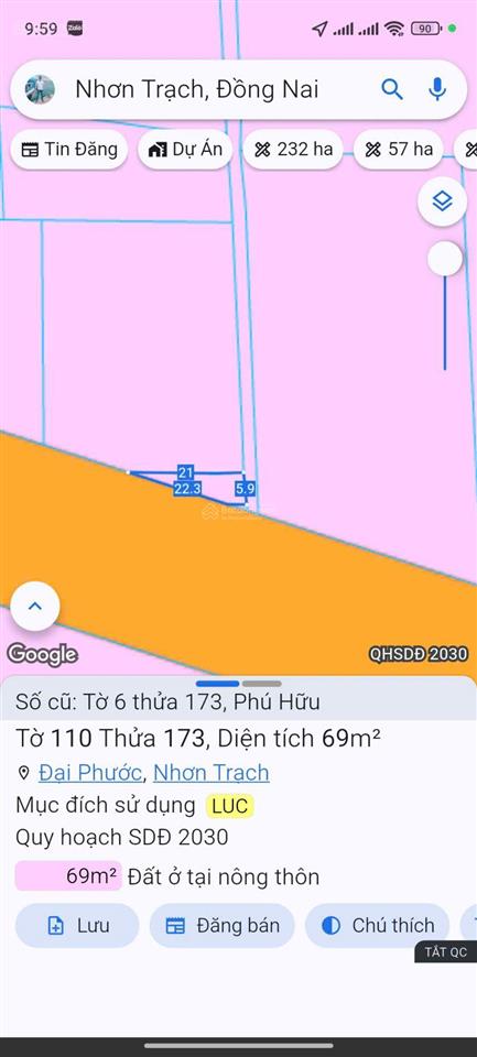 Cần bán gấp lô đất mt đường nguyễn văn trị, qh ont, gần chợ đại phước & cầu cát lái, giá rẻ đầu tư
