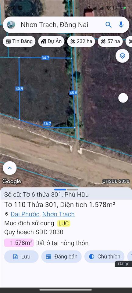 Cần bán gấp lô đất mt đường nguyễn văn trị, qh ont, gần chợ đại phước & cầu cát lái, giá rẻ đầu tư
