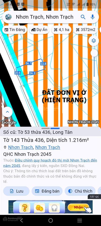 Cần bán lô đất góc 2mt đường nguyễn hữu cảnh sát cổng chào long tân, qh ont, gần vđ03, giá đầu tư