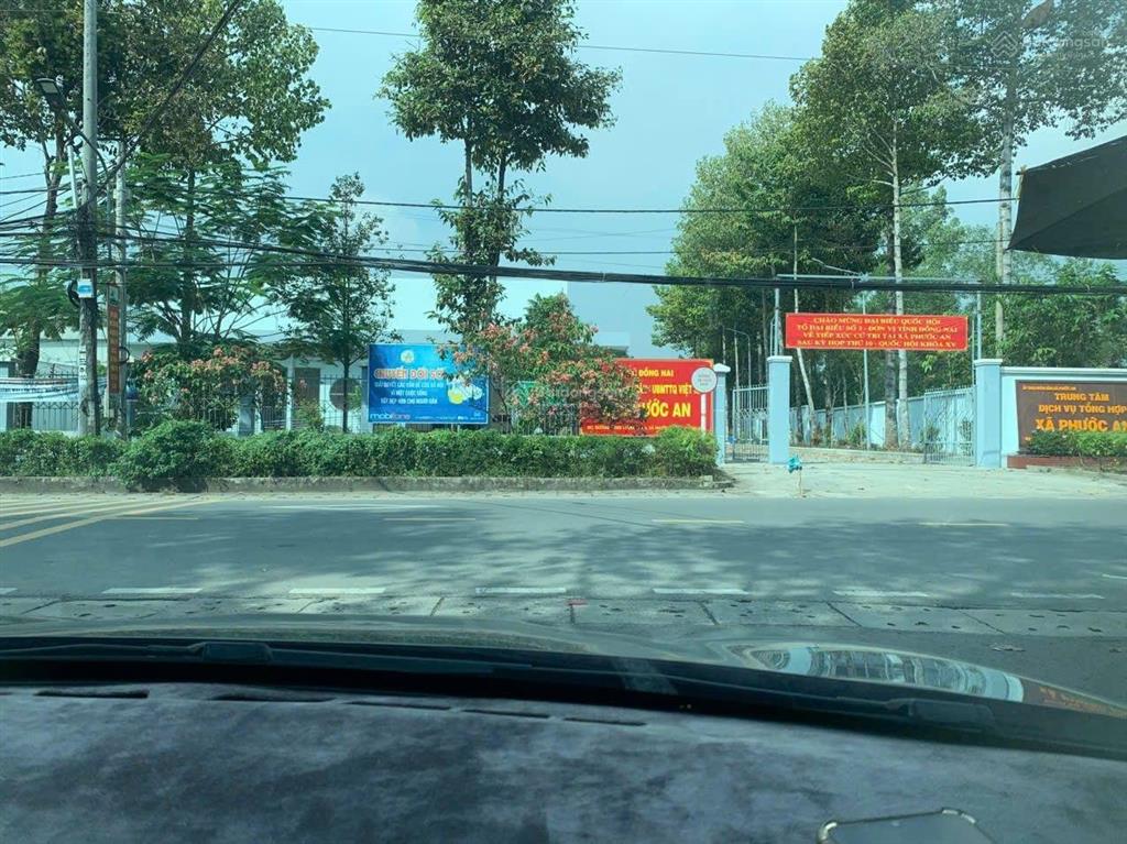 Bán gấp nhà góc 2 mặt tiền trước sau đường hùng vương sát đường 25c long thọ, thổ cư, giá rẻ