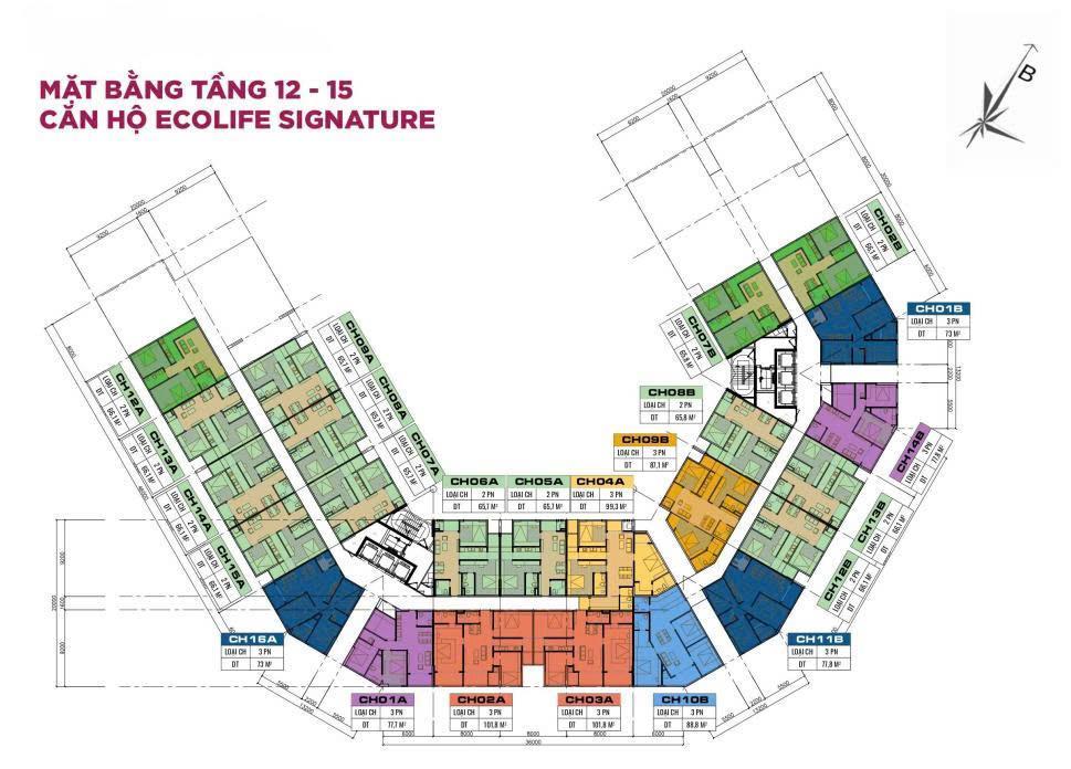 Cực hot mở bán căn hộ thương mại ecolife signature, đường mê linh