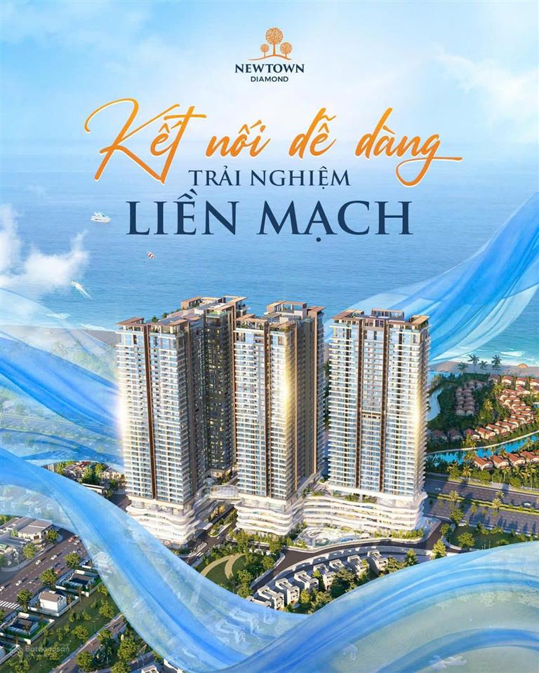 Suất ngoại giao căn 3pn hàng trực tiếp cđt dự án newtown diamond  view biển mỹ khê  view sân golf