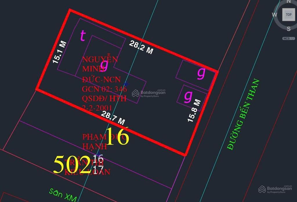 Bán nhà riêng (16x30m), tại đường bến than, xã hòa phú, củ chi, hồ chí minh, 3,4 tỷ, 480 m2