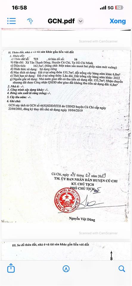 Bán đất tại 1/ lê thị bay, phú hòa đông, củ chi, 2,1 tỷ, 160m (5x32m)đẹp, sát tl15,hiện hữu