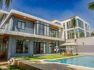 Bán biệt thự ngay sông nguyễn văn hưởng quận 2 dt 750m2 sân vườn hồ vơi cực đẹp