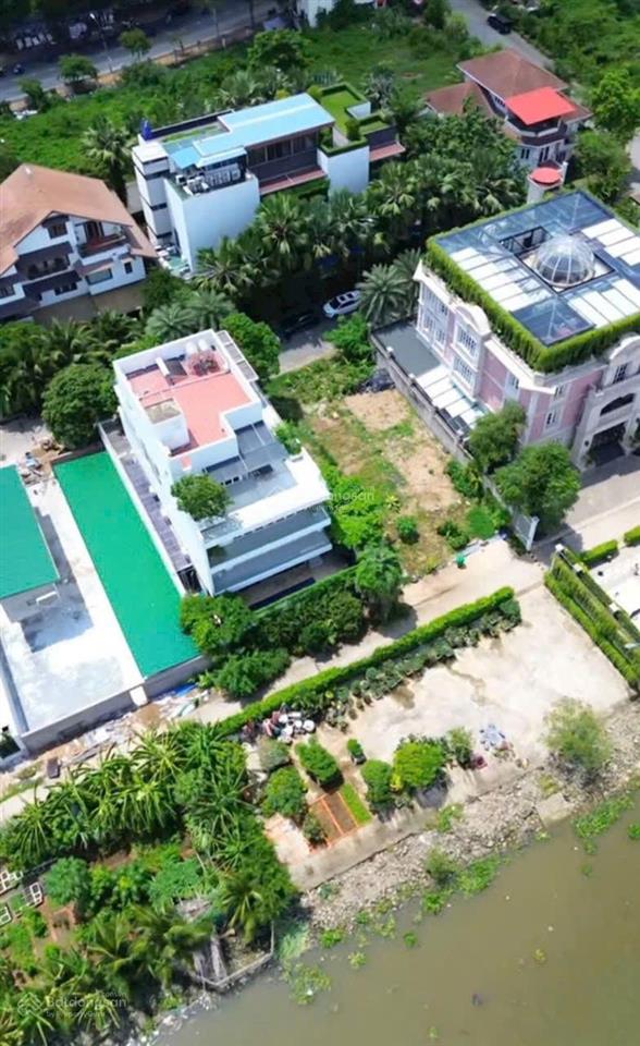 Bán khuôn đất hiếm mặt tiền sông & landmark 81, cạnh holm thảo điền, dt công nhận 405m2