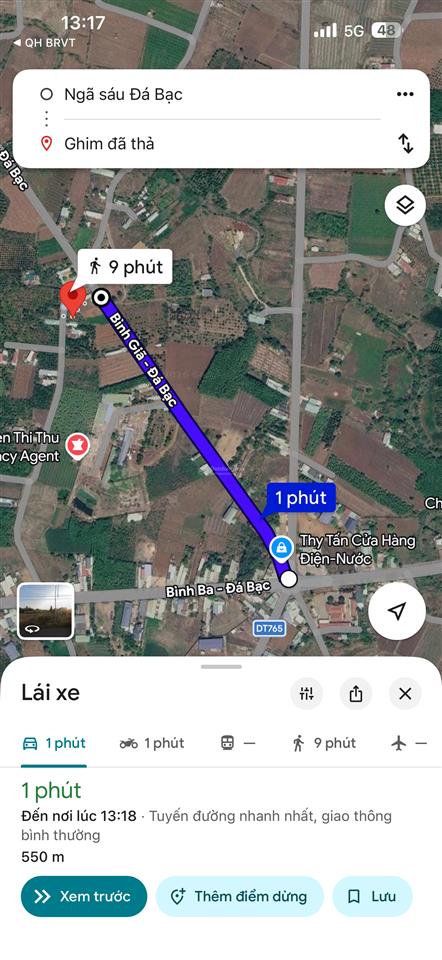 Bán đất trống ngang 10m tại xã đá bạc, huyện châu đức, tỉnh bà rịa vũng tàu