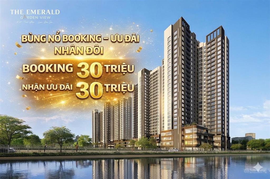 Bán gấp căn 2pn2wc giá tốt view hồ bơi mát mẻ dự án emerald garden view cđt lê phong