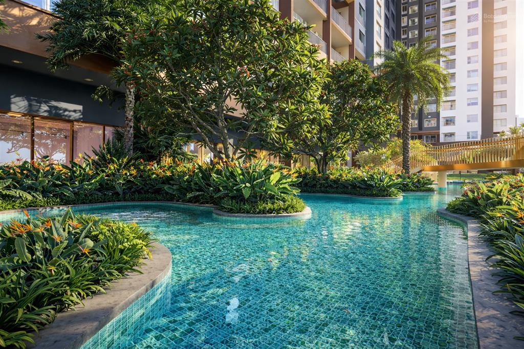 Bán gấp căn 2pn2wc giá tốt view hồ bơi mát mẻ dự án emerald garden view cđt lê phong