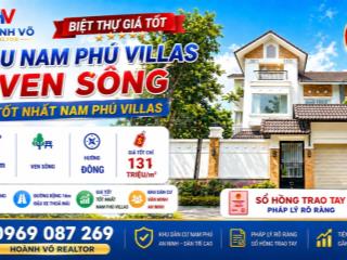 Biệt thự nam phú villas giám giá sâu  31 tỷ bán nhanh