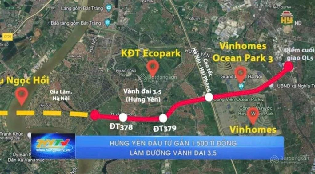 Bán 90m2 đất công luận 2 văn giang hưng yên. 0385 626 *** e hòa