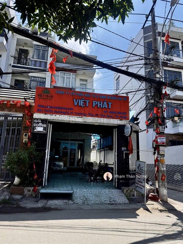 Giảm giá mạnh chỉ còn 13 tỷ ! bán nhanh căn góc 5,3mx25m 3 tầng 2 mặt tiền đường số 11  trường thọ