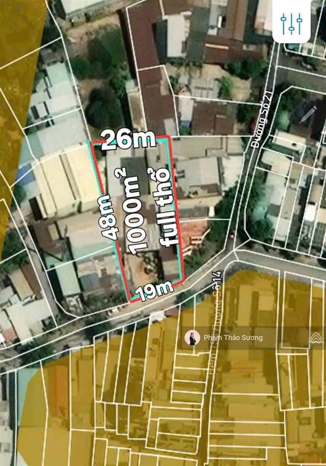 77 tỷ giảm mạnh còn 66 tỷ nền 1000m2 full thổ gần đỗ xuân hợp, global city  dt 19x53m nở hậu 25m