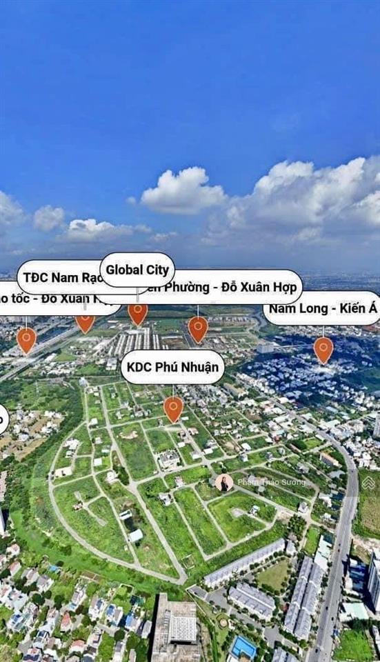 Hiếm, rẻ !!! thiện chí bán nền đất kdc phú nhuận 300 m2  mặt tiền đường 20m  chỉ 85 triệu/m2