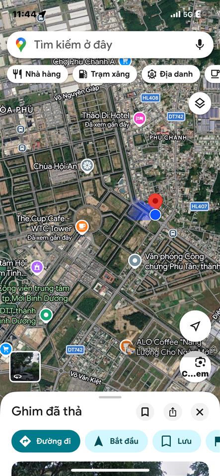 Chính chủ gửi bán gấp lô đất tại trung tâm tp mới bình dương, giá tốt