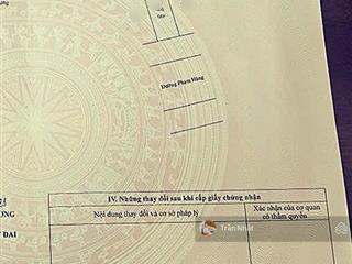 Chủ gửi bán gấp lô đất mặt tiền đường phạm hùng trung tâm phường bình dương tp mới giá tốt