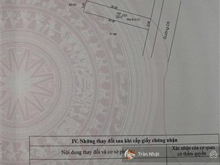 Chính chủ cần bán gấp lô đất mặt tiền đường d5 tđc phú mỹ kế bên trường th phú tân giá tốt