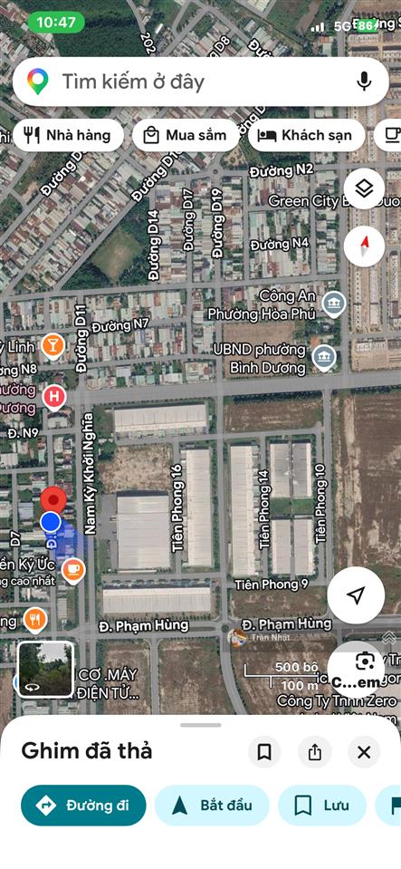 Chính chủ cần bán gấp lô đất mặt tiền đường d9 khu tđc hoà lợi  trung tâm tp mới giá tốt