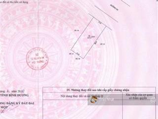 Chính chủ cần bán gấp lô đất mặt tiền đường lê lợi trung tâm tp mới phường bình dương giá tốt