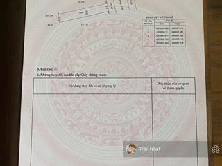 Chính chủ gửi bán gấp lô đất mặt tiền đường d9 khu tđc hoà lợi b trung tâm tp mới giá tốt
