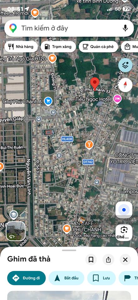 Chính chủ cần bán gấp lô đất mặt tiền đường phú chánh 33 ngay chợ phú chánh a giá tốt
