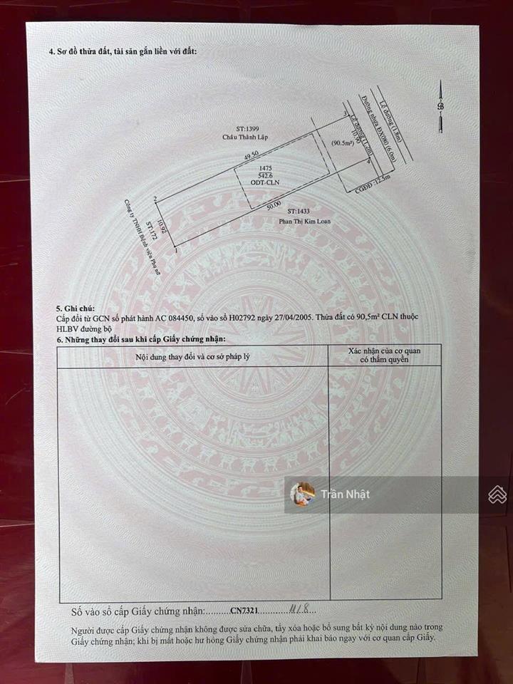 Chính chủ gửi bán gấp lô đất mặt tiền đường đx 080 kế bên bv phương chi và bv1500 giường giá tốt