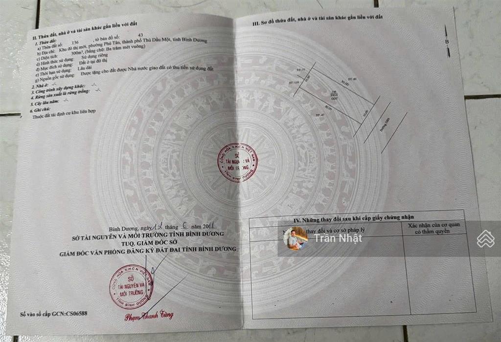 Chính chủ cần bán lô đất mặt tiền đường db9 tại khu đô thị mới phú tân giá tốt