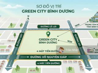 Khu đô thị green city tại trung tâm tp mới phường bình dương giá f0 từ cđt becamex
