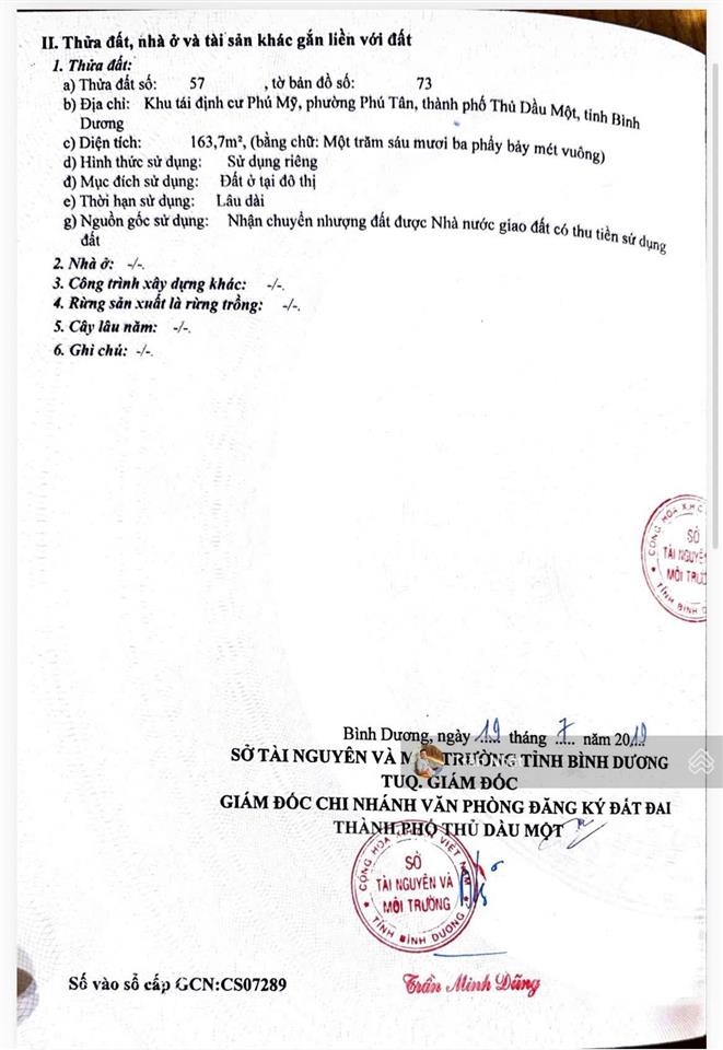 Chính chủ cần bán gấp lô đất mặt tiền tạo lực 1 (điện biên phủ) khu tđc phú mỹ giá tốt