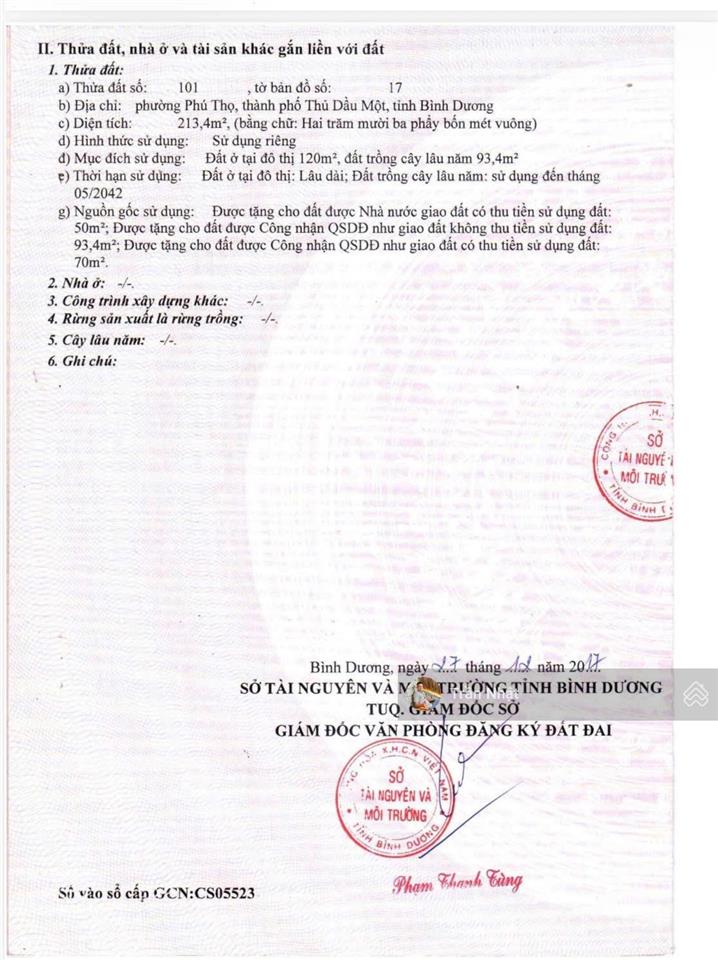 Chính chủ cần bán gấp căn nhà cấp 4 sân đậu 2 oto ngay sân banh gò đậu trung tâm phường thủ dầu một