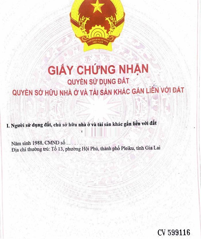 Bán đất 115m2 thổ cư tại xã tây hòa, trảng bom, đồng nai