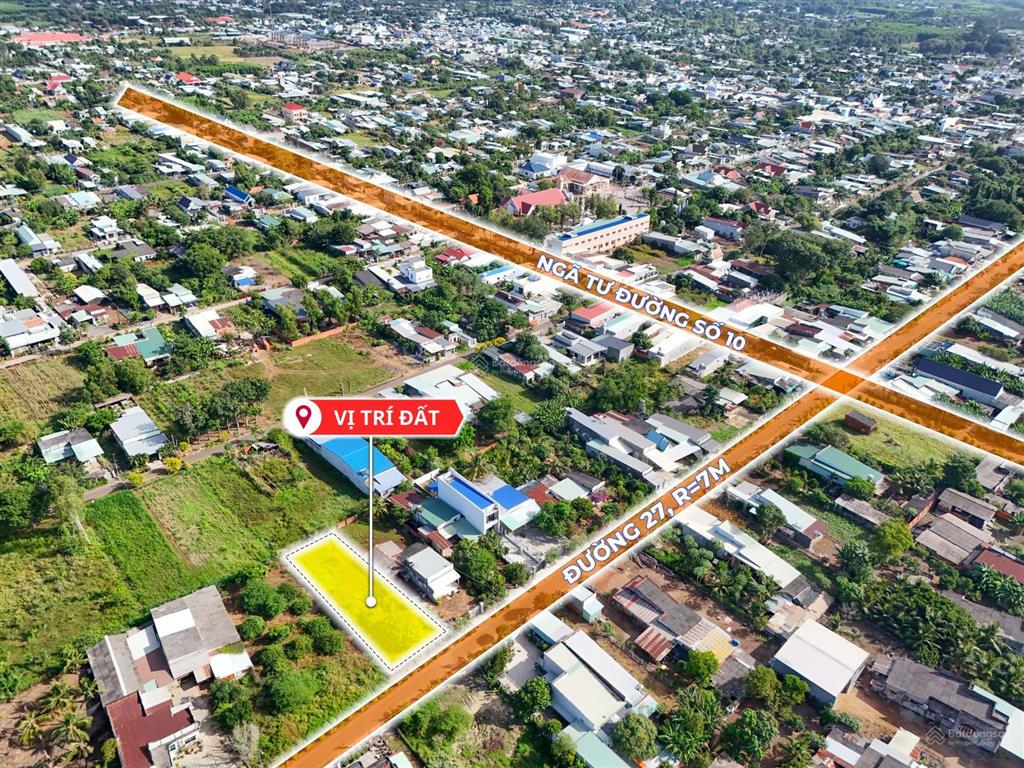 Bán 5m mặt tiền đường 27 gần ngã tư số 10, nghĩa thành, châu đức. vị trí cực đẹp.