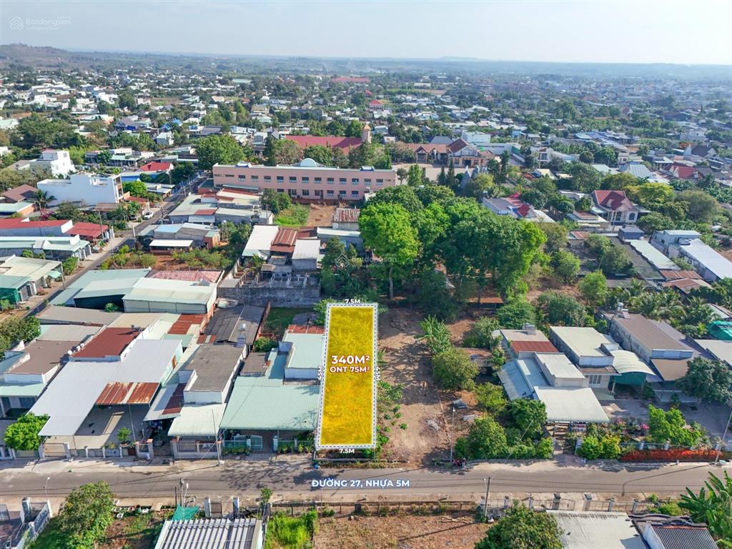 7.5m mặt tiền đường 27, ngã tư số 10, vị trí cực đẹp, xã nghĩa thành, châu đức