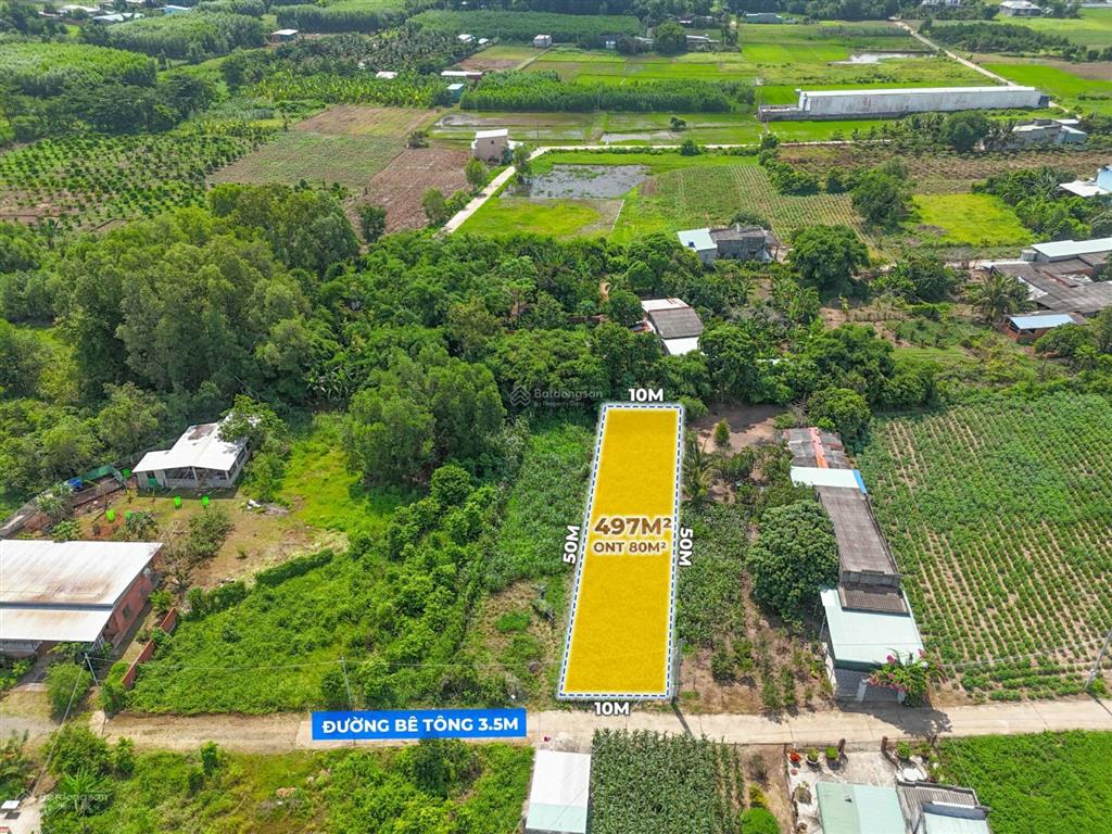 Bán 10m mặt tiền đường bê tông 4m, nhánh đường 23, gần khu tái định cư sonadezi suối nghệ