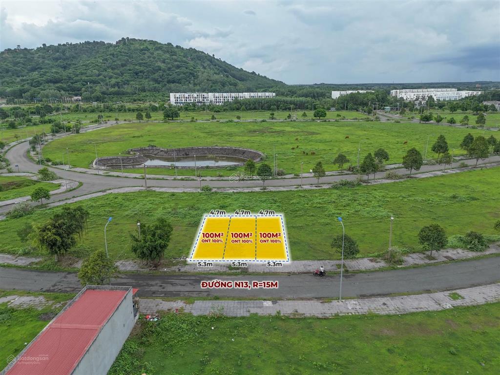 Bán lô tái định cư đường n13 sonadezi suối nghệ, châu đức, brvt